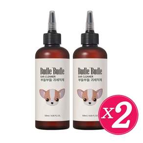 부들부들 NEW 강아지 귀 세정제 120ml, 2개