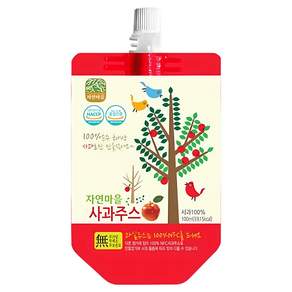 (자연마을) 국산 100% 사과주스 사과당근주스 포도주스 배도라지주스 감귤주스 30입, 100ml, 30개