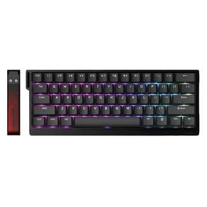 MADLIONS 매드 60 HE 게이밍 마그네틱 키보드 RGB 에디션, 블랙, 마그네틱 축 프로, 제조사축