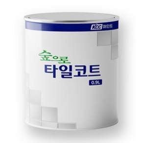 KCC 실내외 타일용 숲으로 타일코트, 900ml, 그레이 유광, 1개