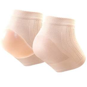 쟈드아가트 실리콘 발뒷꿈치 뒤꿈치 보호 보습패드 양말, 20g, 1개, 2개입