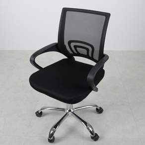 오피스앤홈 클릭 메쉬 의자, 블랙