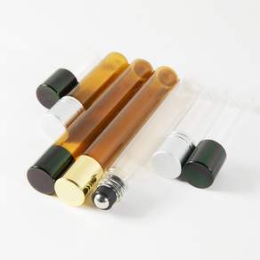 스윗바틀 롤온향수공병 3ml 5ml 10ml, 투명병-검정캡, 10ml 1개, 1개