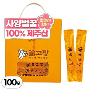 꿀고팡 제주산 사양벌꿀 스틱, 1.2kg, 1박스