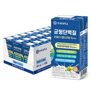 연세유업 균형단백질, 190ml, 24개