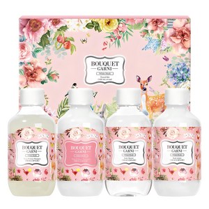 부케가르니 헤어바디 4종 트래블키트 화이트머스크, 1세트