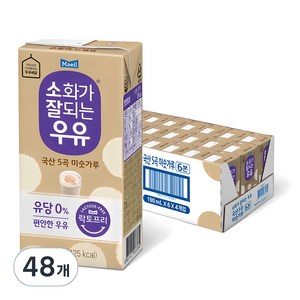 소화가잘되는우유 5곡 미숫가루, 190ml, 48개