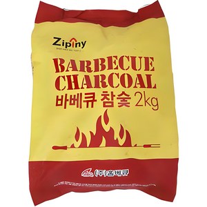 지피니 바베큐참숯, 2kg, 1개