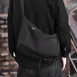 DNIY 학생 남자 가벼운 메신저백 크로스백 데일리 슬링백 중학생 고등학생 대학생 학교 학원 보조가방 옆으로매는가방