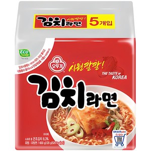 오뚜기 김치라면, 5개