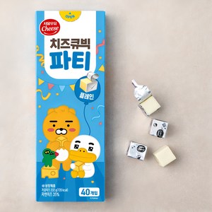치즈큐빅 파티 플레인 40입, 232g, 1개