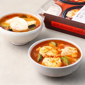 곰곰 정통 순두부찌개와 짬뽕 순두부찌개 세트 밀키트, 1.3kg, 1세트