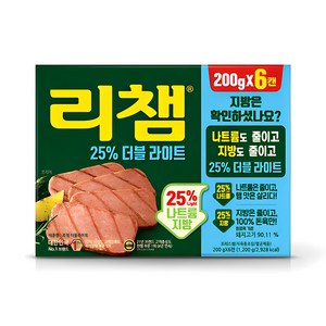 리챔 더블라이트 200g, 6개