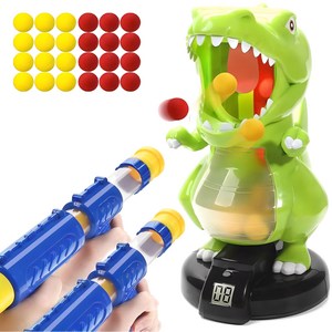 공룡기 헝그리 공룡 사격완구, 혼합색상, 1세트