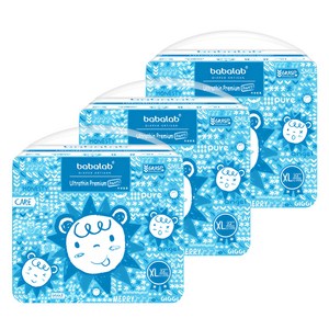바바랩 울트라씬 프리미엄 팬티형 기저귀 남여공용, 특대형(XL), 96매