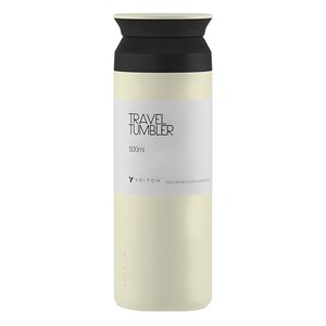 요이치 스테인리스 진공단열 텀블러, 아이보리, 500ml, 1개