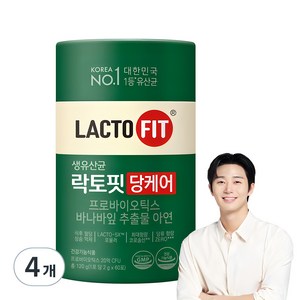 락토핏 당케어 유산균, 120g, 4개