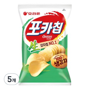 오리온 포카칩 어니언맛, 66g, 5개