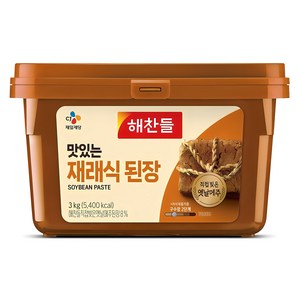 해찬들 맛있는 재래식 된장, 3kg, 1개