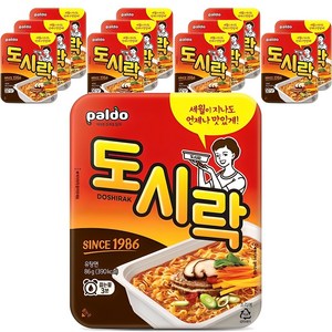 팔도 도시락 86 g, 12개