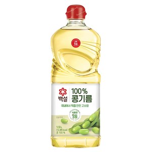 백설 콩기름, 1.5L, 1개