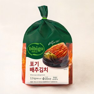 비비고 포기 배추김치, 3.3kg, 1개