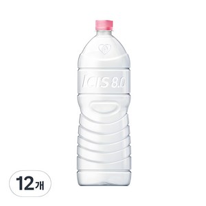 아이시스 8.0 ECO 생수 무라벨, 2L, 12개