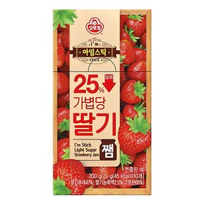 오뚜기 아임스틱 딸기쨈 10p, 200g, 1개