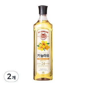 해표 카놀라유, 900ml, 2개