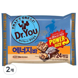 닥터유 에너지바 파워사이즈, 337g, 2개