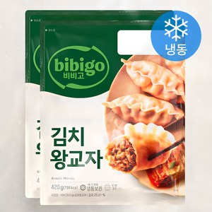 비비고 김치왕교자 (냉동), 420g, 2개입