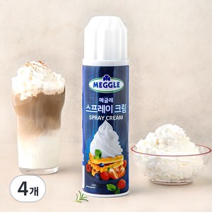 메글레 스프레이 크림, 250g, 4개