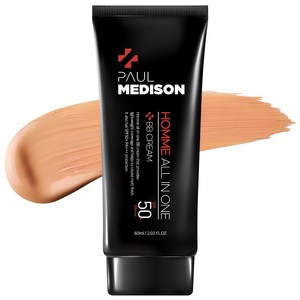 폴메디슨 옴므 올인원 비비크림 60ml SPF 50+ PA+++, 1개