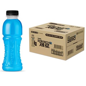 파워에이드 제로 무라벨, 355ml, 20개