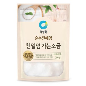 청정원 천일염 가는소금, 280g, 1개