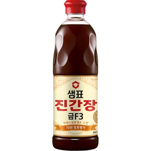 샘표 진간장 금F3, 860ml, 1개