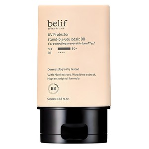 빌리프 UV 프로텍터 스탠바이유 베이직 비비크림 SPF50+ PA++++, 50ml, 1개