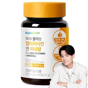 뉴트리디데이 뉴플러스 멀티비타민 앤 미네랄 30g, 60정, 1개