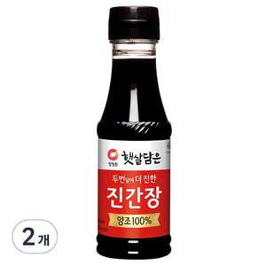 햇살담은 두번 달여 더 진한 진간장, 200ml, 2개