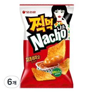 오리온 찍먹 나쵸 치폴레마요소스맛, 84g, 6개