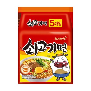 삼양 쇠고기면 120g, 5개