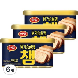 하림 챔 오리지널, 200g, 6개