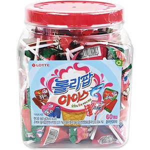 롯데웰푸드 롤리팝 아이스 캔디, 660g, 1개