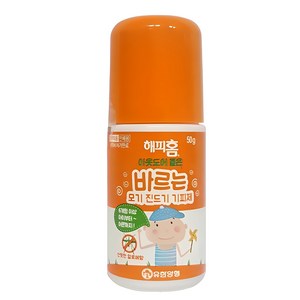 해피홈 아웃도어 롤온 바르는 모기 진드기 기피제, 50g, 1개