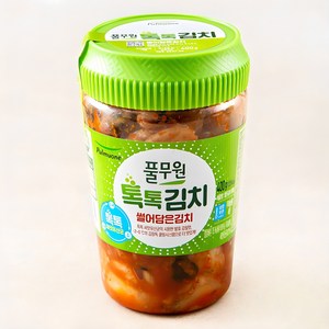 풀무원 톡톡 썰은김치 용기형, 400g, 1개