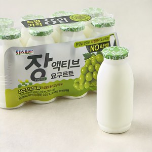 파스퇴르 장액티브 요구르트 샤인머스캣, 145ml, 8개