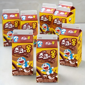 초코에몽 우유, 250ml, 8개