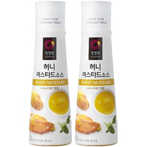 청정원 허니 머스타드 소스, 320g, 2개