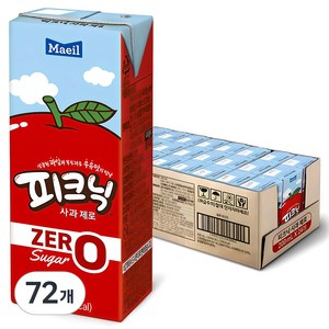 피크닉 제로 사과, 200ml, 72개