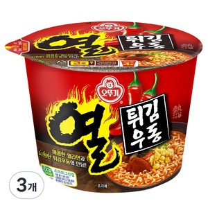 오뚜기 열튀김우동 100g, 3개